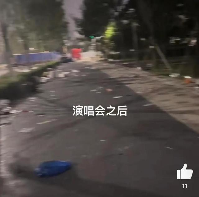 TFBOYS演唱会垃圾遍地,纸巾、荧光棒、空瓶子,周迅评:看看鹿晗