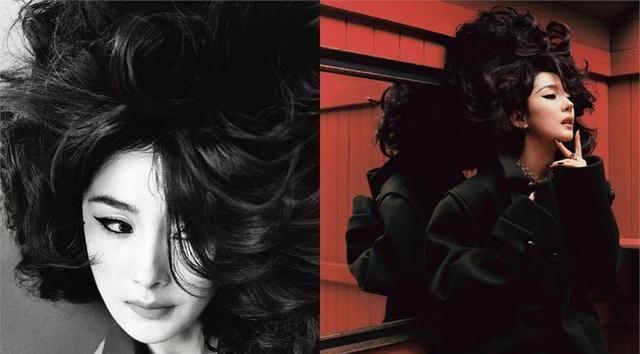 杨幂颠覆形象登《ELLE》封面:大爆炸头是时尚风潮还是失败尝试