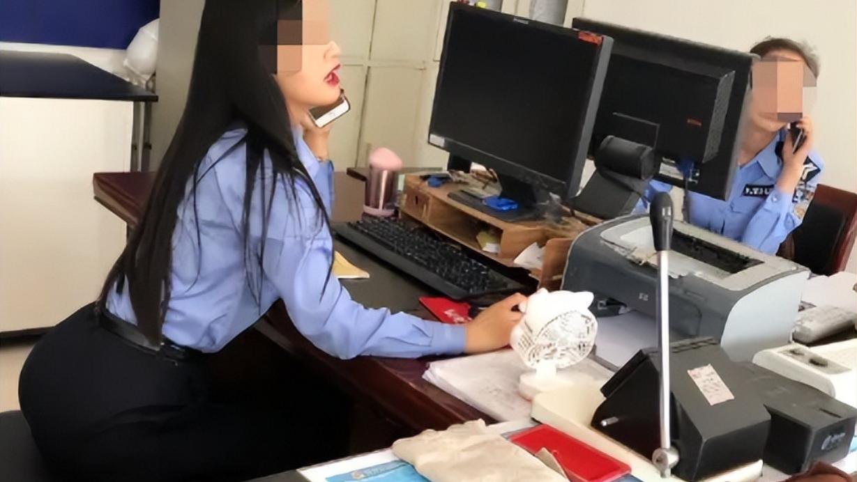 招聘|女交警“特殊坐姿”、发型凌乱被拍，专业能力引发质疑，官方回应