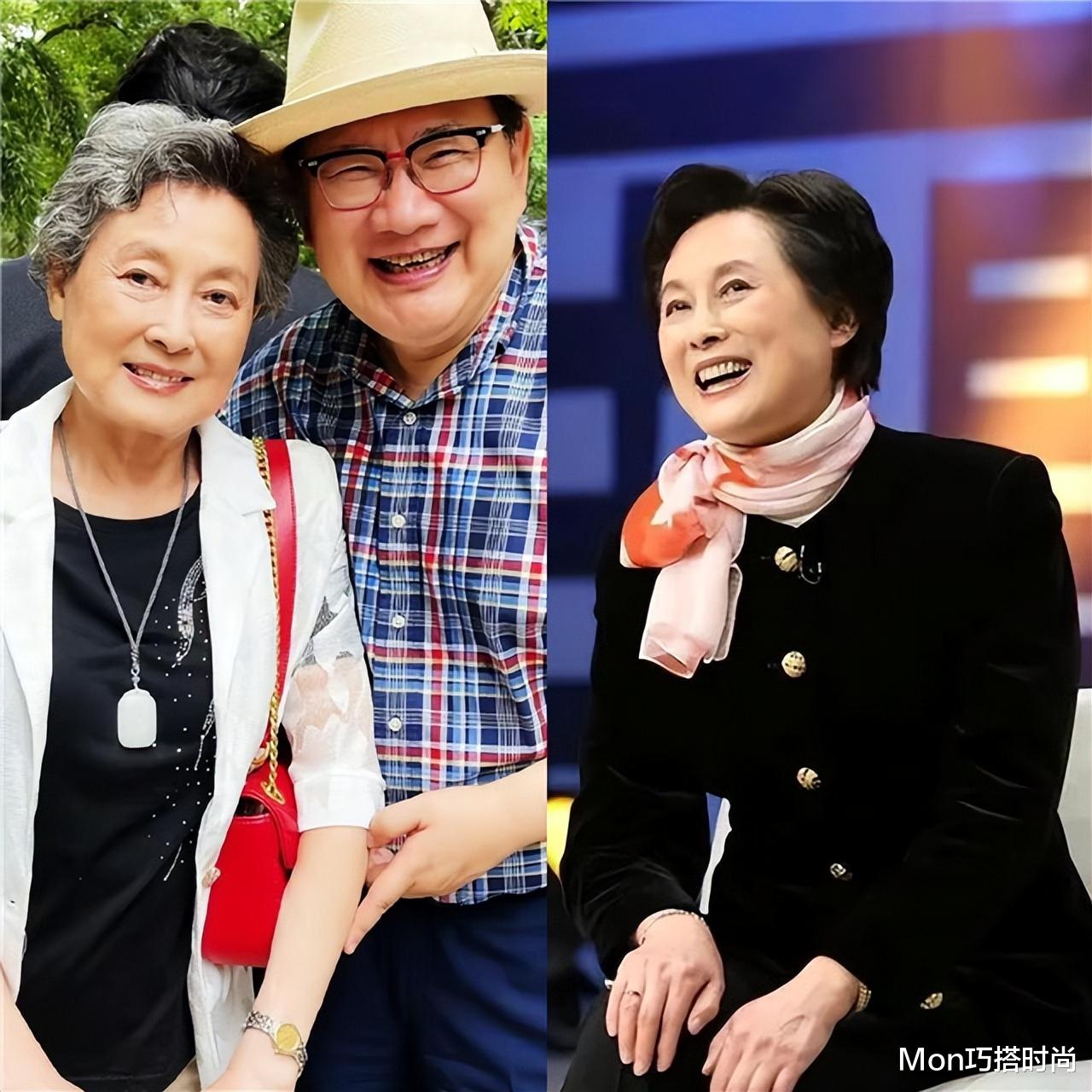 被向梅的老年状态惊艳到：86岁头发花白，衣装素雅却高级有气质