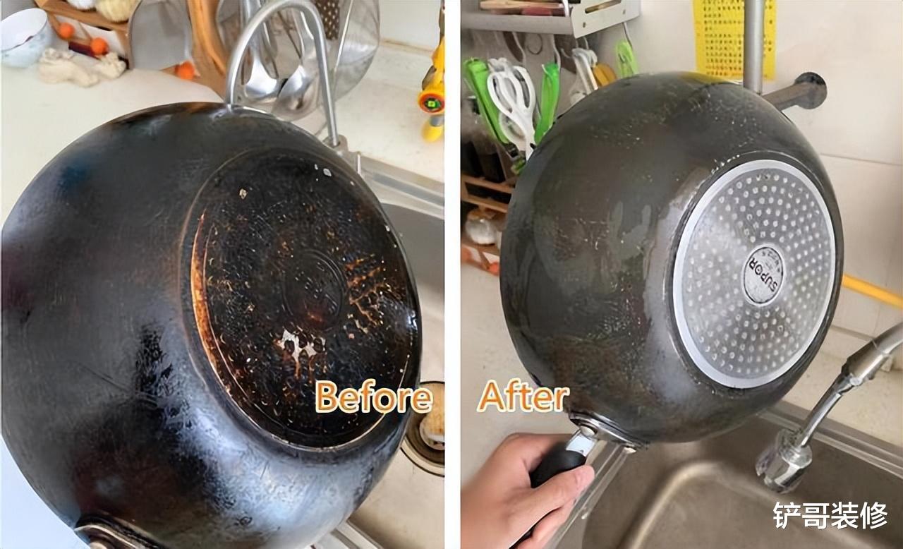 锅具发黑还用钢丝球擦?错!教你正确做法,锅具焕然一新
