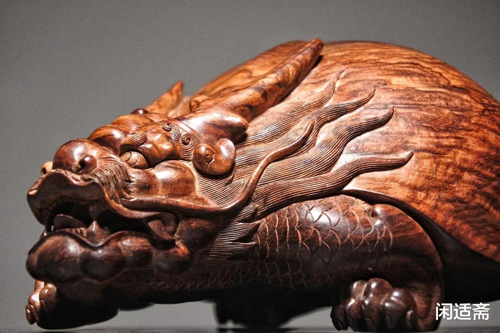 海南黄花梨|祥瑞永随，一生荣贵，海南黄花梨，瑞兽龙龟