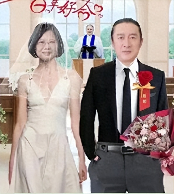 歌手黄安晒出与蔡英文结婚照,网友纷纷表示:为中国的统一而结婚