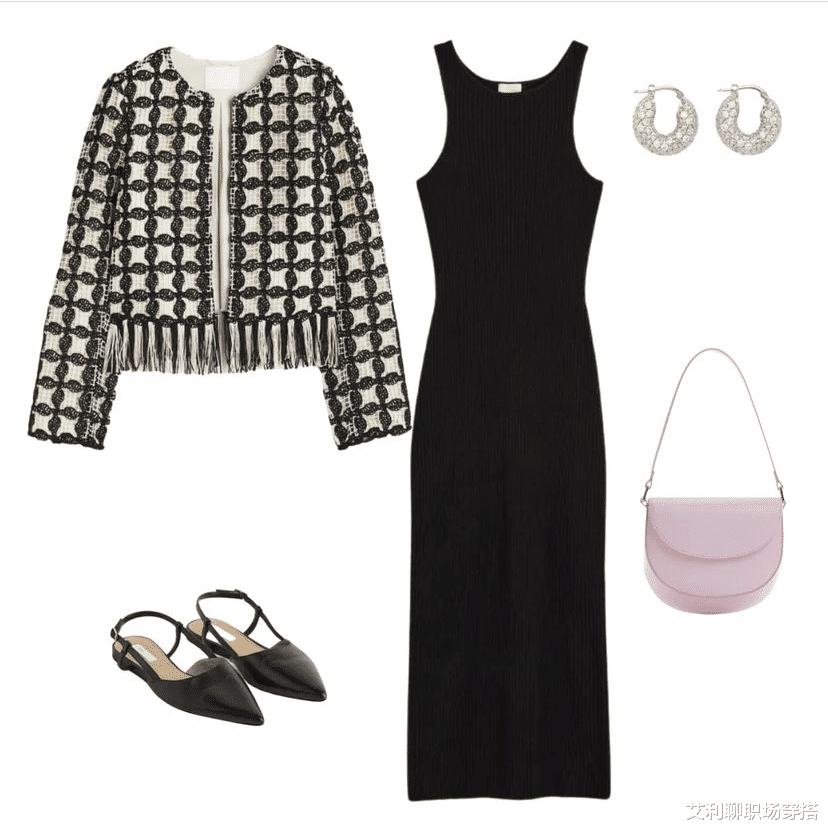 穿衣搭配|7款外套加长裙搭配，穿出优雅漂亮职场风格，大气还干练