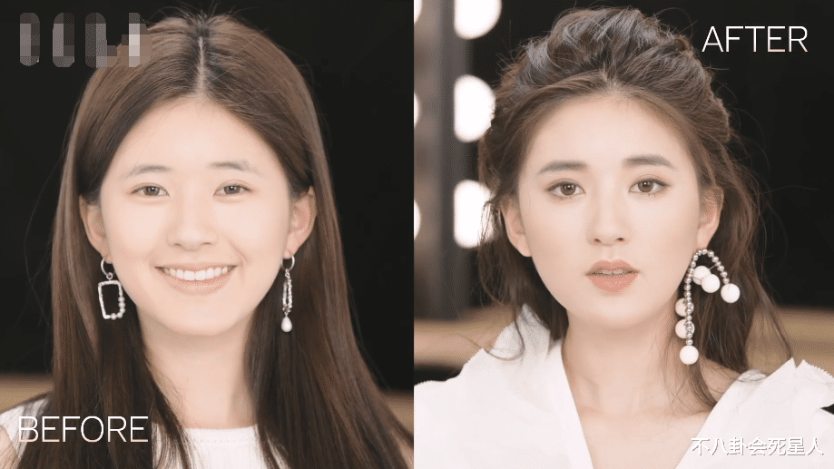明星素颜 10位女星素颜到全妆过程，小眼变大眼，寡淡变浓颜，好真实！