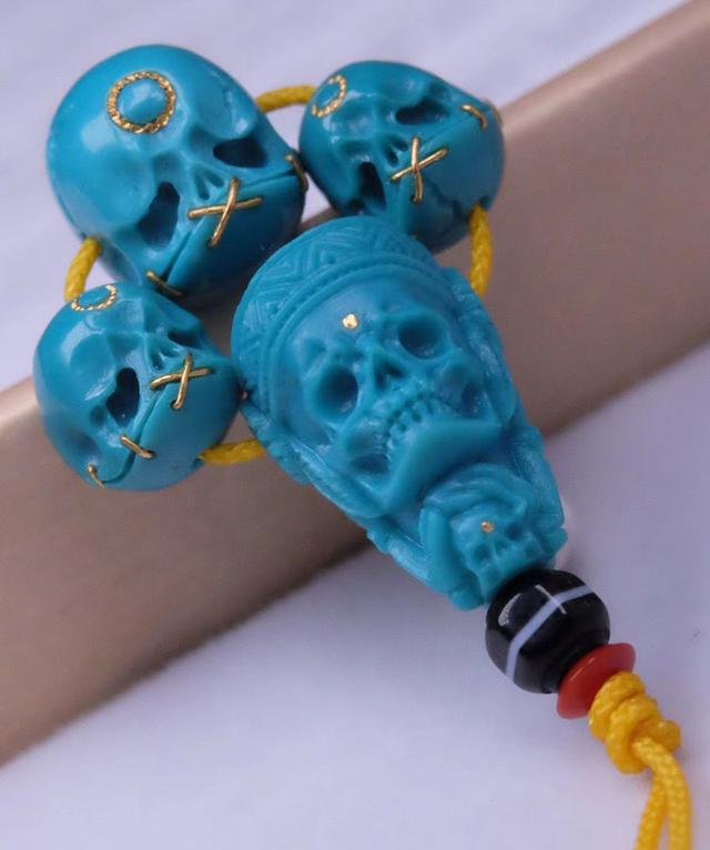 绿松石|绿松石阿呆和骷髅头区别