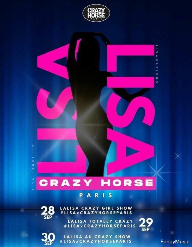 Lisa疯马秀细节曝光，穿成“职场丽人”边跳边脱，男友在台下欣赏