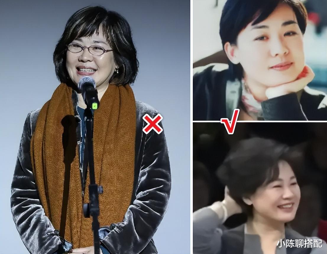 73岁王馥荔与60岁丛珊同框，一个老来俏，一个长相馒化老态明显