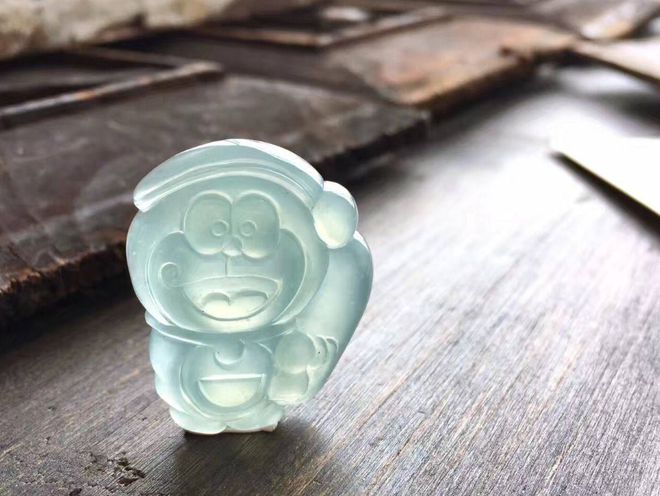 玉佩|齐天大圣、小猪佩奇,动漫卡通形象变成翡翠饰品,玉雕师太会玩了