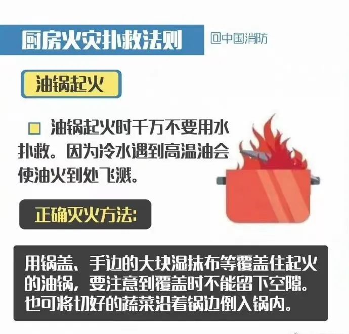 重视厨房火灾隐患  切记厨房用火不离人