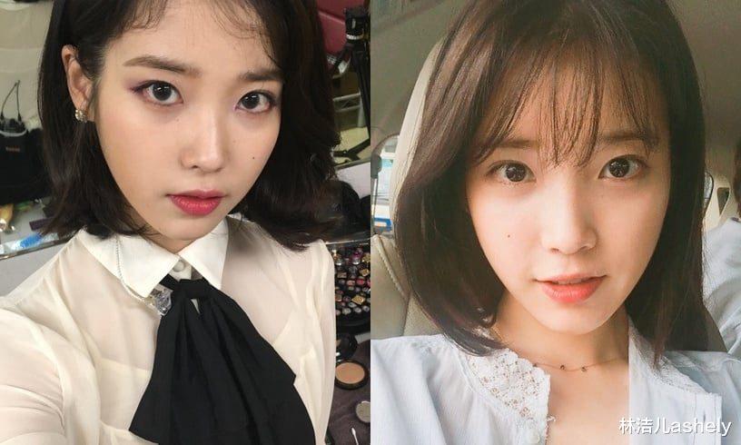 iu 不仅收获甜蜜爱情，IU还是“初恋感发型”模板，原生发色变男神收割机