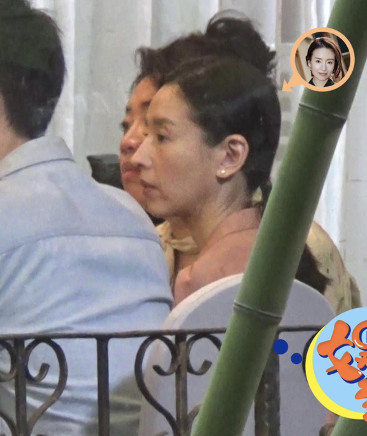 瑞典|董洁生图素颜太苍老,眼皮耷拉皱纹明显,与26岁男星赴酒局似母子