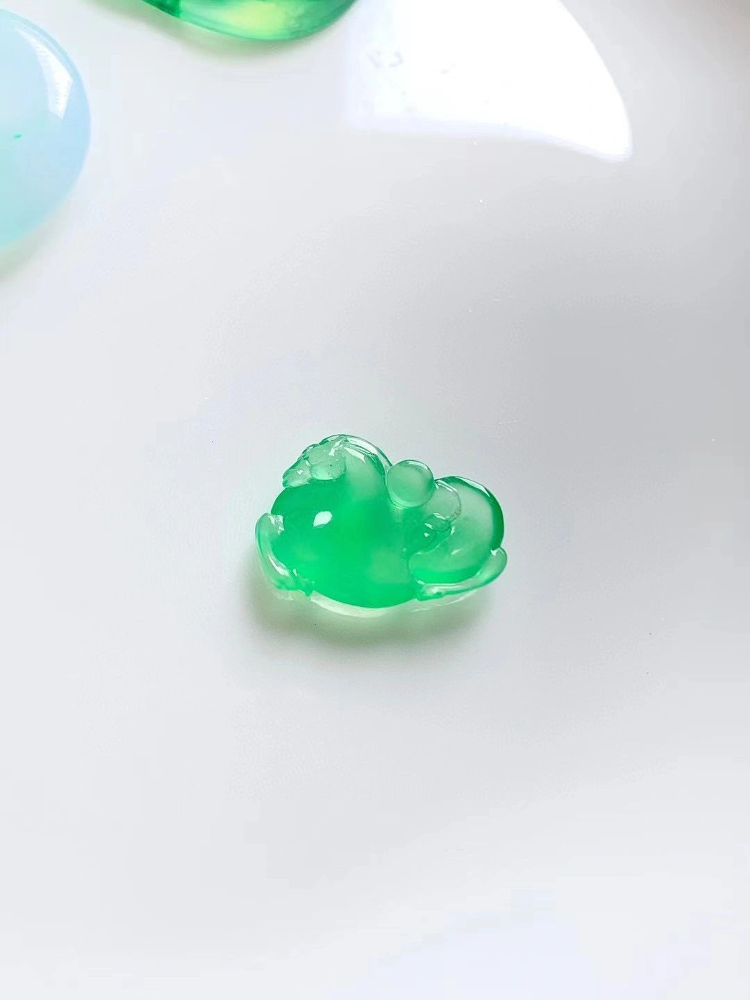 翡翠|玉马踏财源,唐马翡翠!