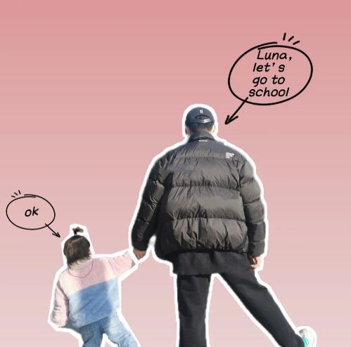 关晓彤|林峰赶飞机还送女儿上学,鬓角有白发,张馨月和吴千语行径差距大