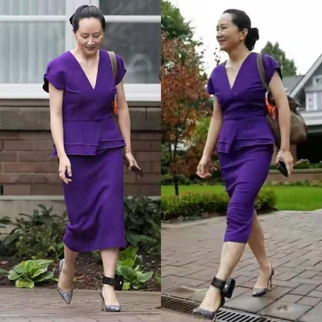 "孟晚舟"优雅到骨子里:光腿穿大衣,裙也不上膝,照样美得高级 - 时尚