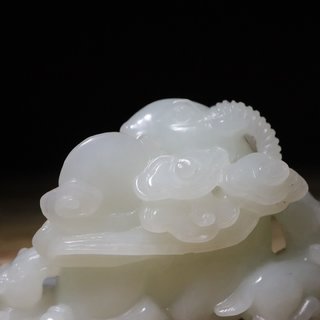 |清 和田玉三羊开泰雕件