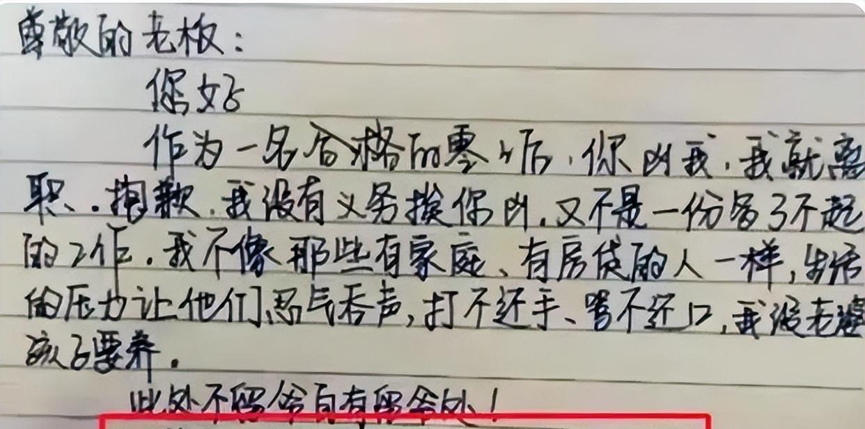 |“有点礼貌,但不多”,00后反骨式辞职信走红,老板看后怀疑人生