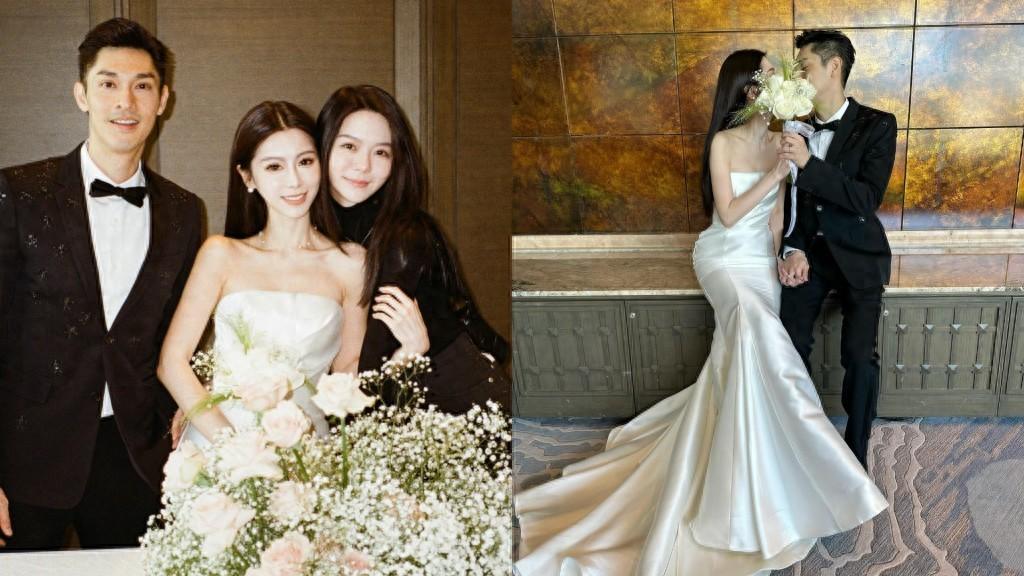 恭喜！香港知名男星大婚，网红妻子戴18只巨型龙凤鈪，更有大钻戒