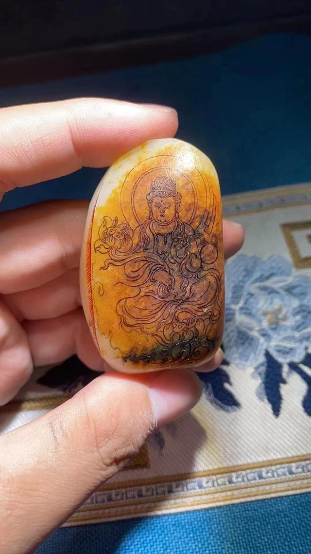 和田玉籽料切开，雕刻两件作品的过程