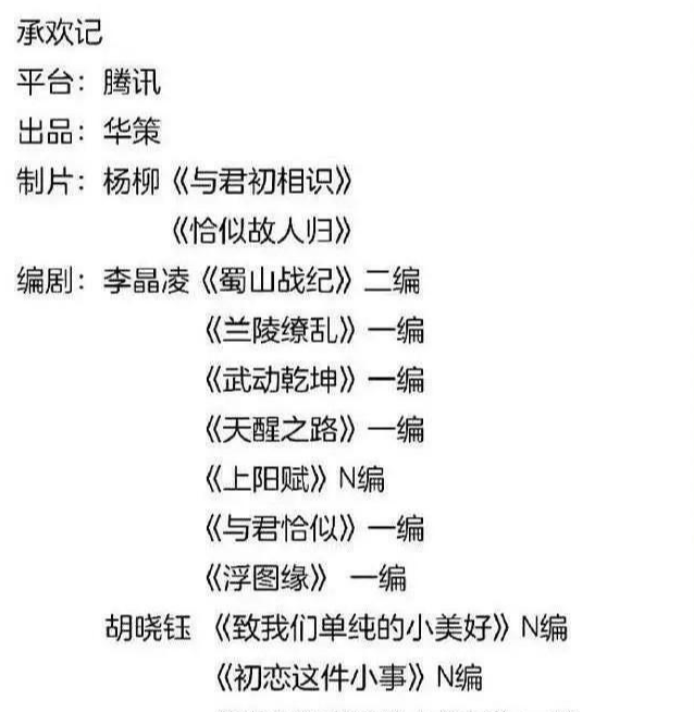 杨紫|杨紫新剧班底差?《承欢记》组训已出,网传编剧在业内名声不好!