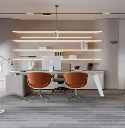 办公室|办公室装修设计，摆放布局，花草种植