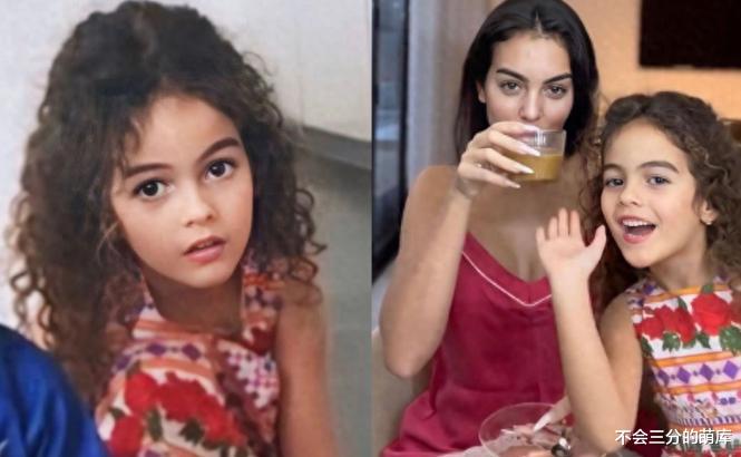 C罗最疼爱的女儿长大了!小公主是美人胚子,继承乔治娜基因