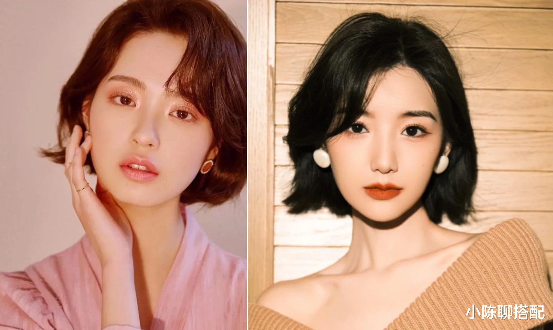 最近又火了一款新发型:宋慧乔带火的“酒窝发”,适合所有脸型