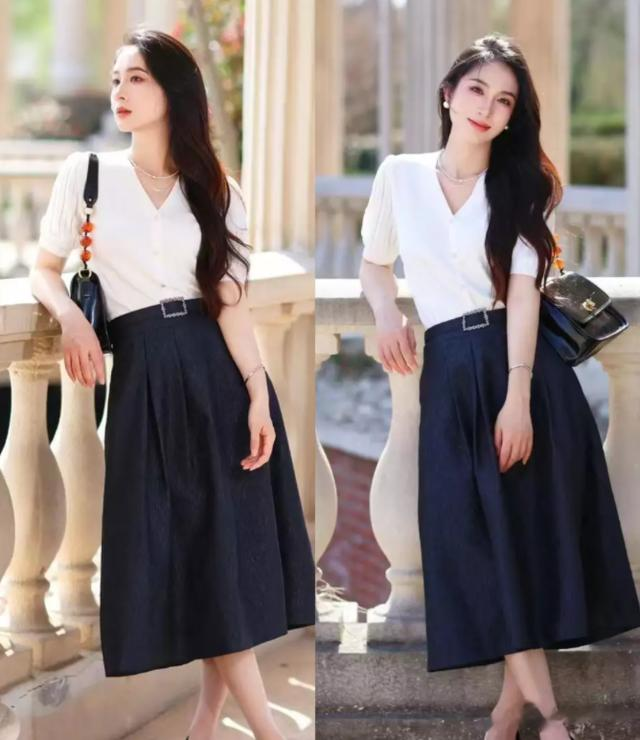 成熟女人的夏季通勤穿搭示范！优雅端庄大气，越看越显气质