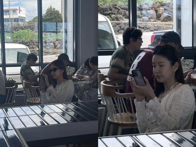 韩国济州岛偶遇张子萱!脸馒化到不敢认,网友全靠猜!