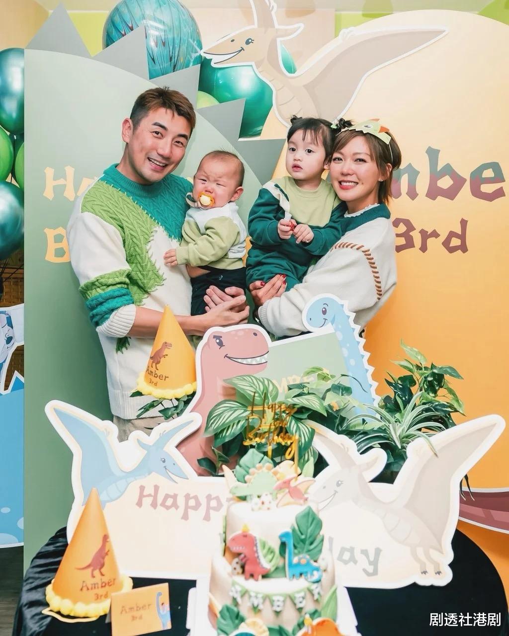 幸福!TVB知名男星为三岁女儿庆生,小家伙完美避开爸爸缺点