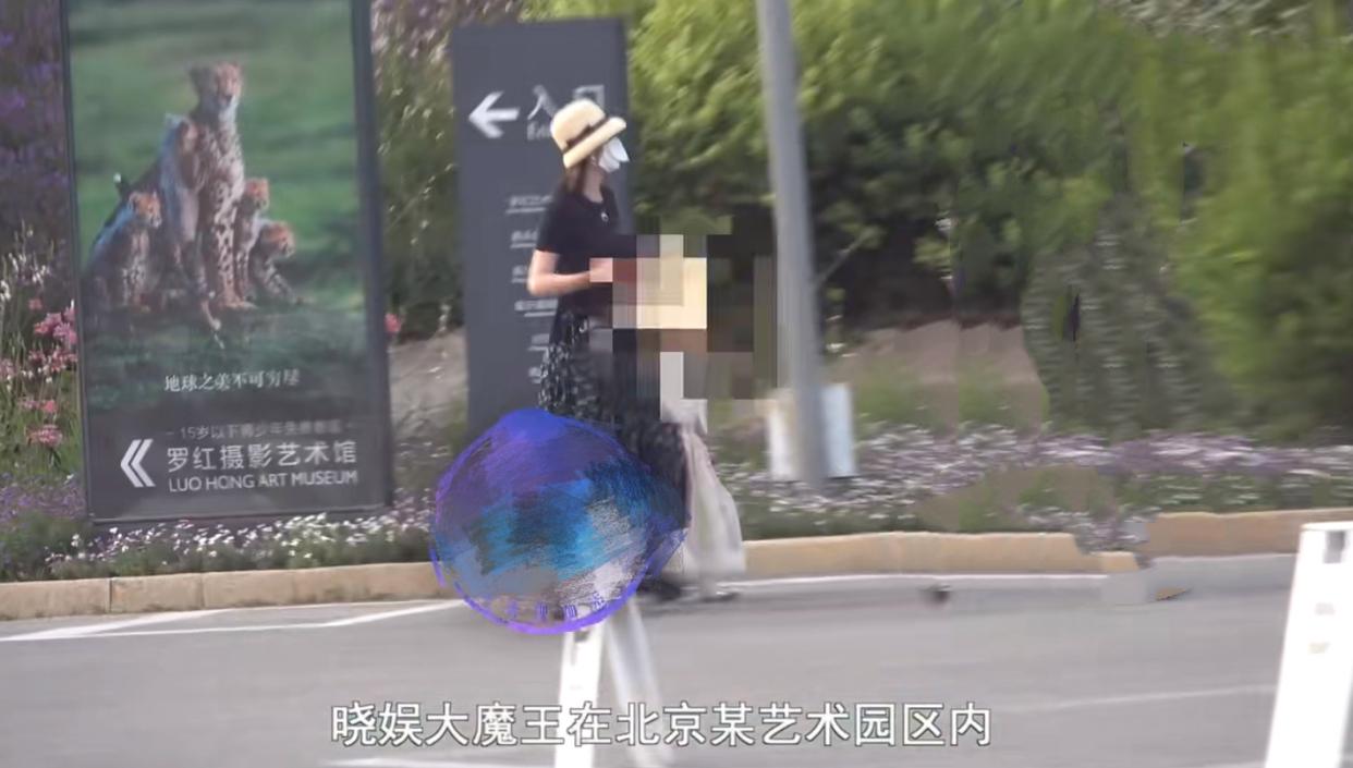 唐艺昕带娃外出,手拿芭蕉扇降温接地气,4岁女儿穿公主裙好可爱