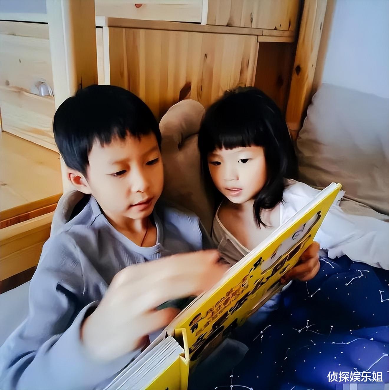 姚晨晒11岁儿子近照，土豆越长越像爸爸曹郁，父子俩似复制粘贴