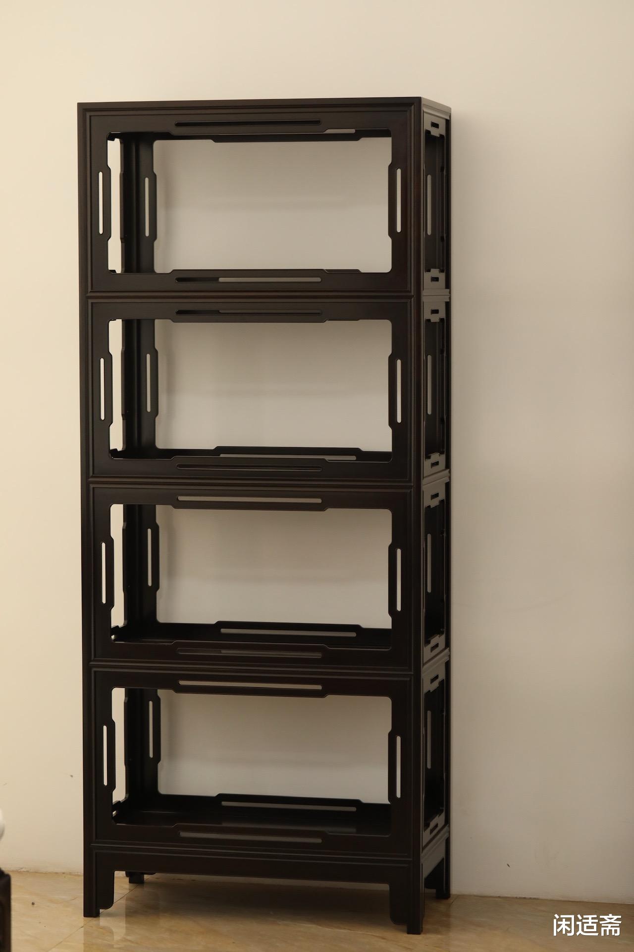 空灵舒朗，明式家具，紫光檀架格