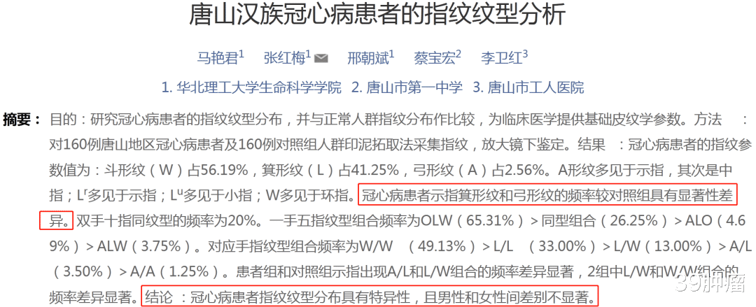 财富多少，看指纹便知？中科院破解“斗”和“簸箕”的基因奥秘