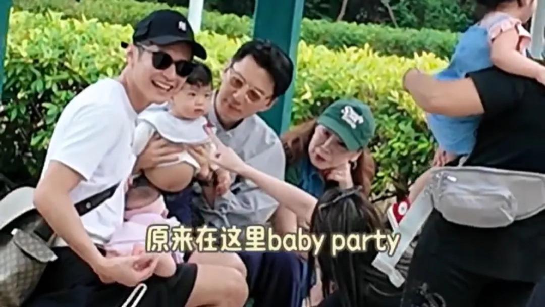 诗雅居然赘肉外飞，袁伟豪BB已有“腹肌”！星级宝宝聚会看点超级多