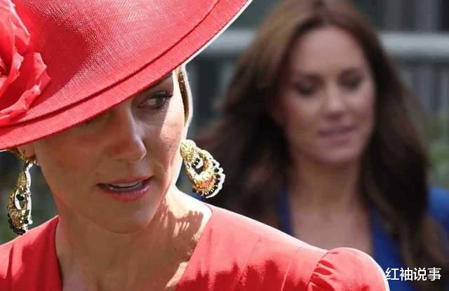 凯特本尊现身后,威廉终于松了一口气,庆生照开心得像个小孩