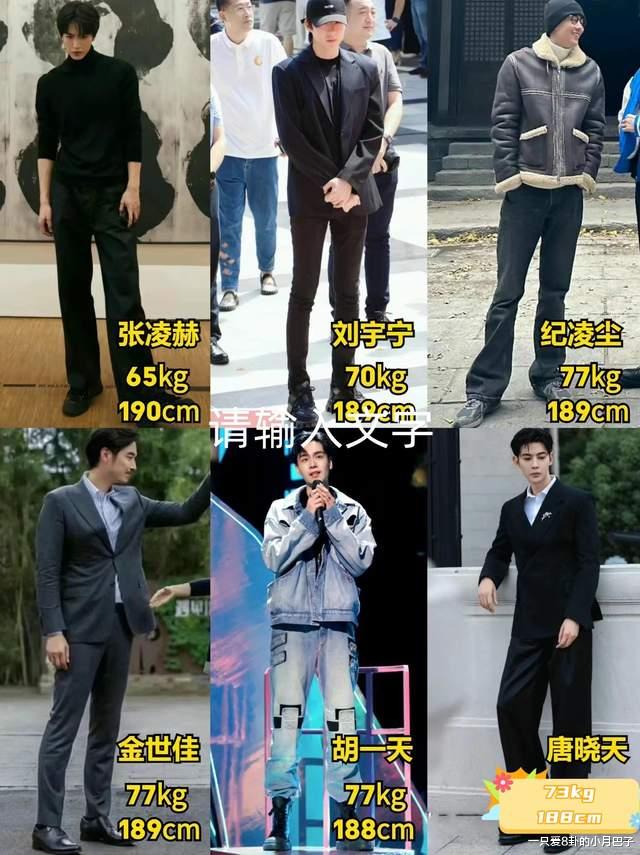 盘点18位当红小生身高体重数据,看完直呼:好帅好高好瘦!