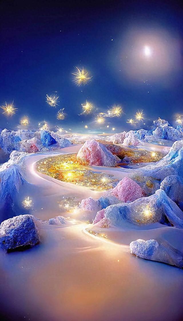 手机壁纸:星光闪烁,浪漫无限