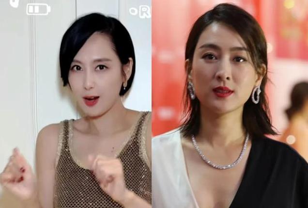 朱茵近照曝光,53岁疑整容撞脸马苏,寒风街头主持赚点小钱不容易