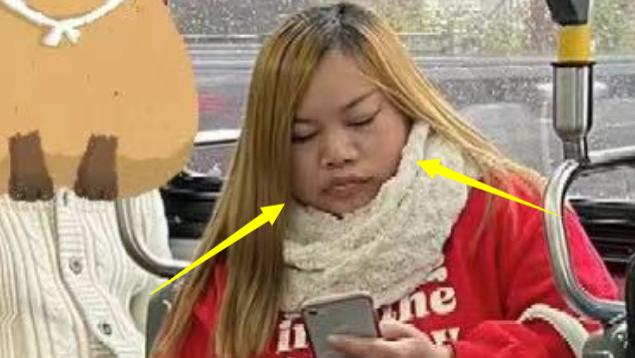 网红凤姐美国被偶遇，坐公交车生活节俭，身材臃肿体重近200斤