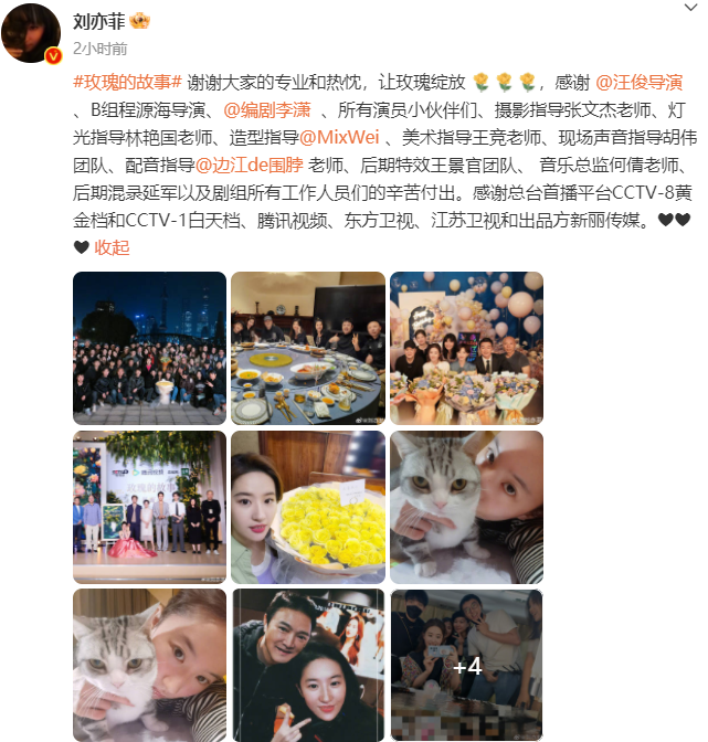 《玫瑰的故事》收官,众位主演发文纪念,2位男演员“闭麦”