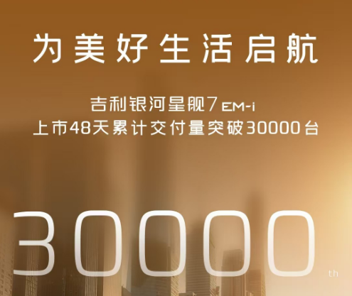 根本不怂比亚迪，吉利星舰7发布销量：一个月卖了两万台！