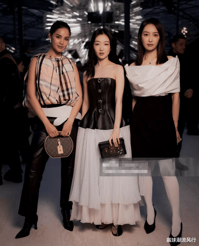 周冬雨LV大出风头！穿抹胸裙用英文交流好长脸，被富婆吐槽耍大牌