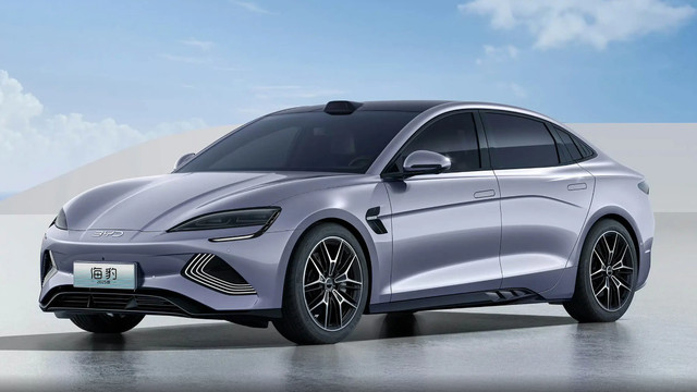 2025款比亚迪海豹曝光，全新配色与激光雷达，全系标配SiC碳化硅