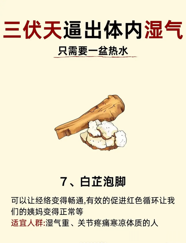 三伏天逼出体内湿气！只需要一盆水！