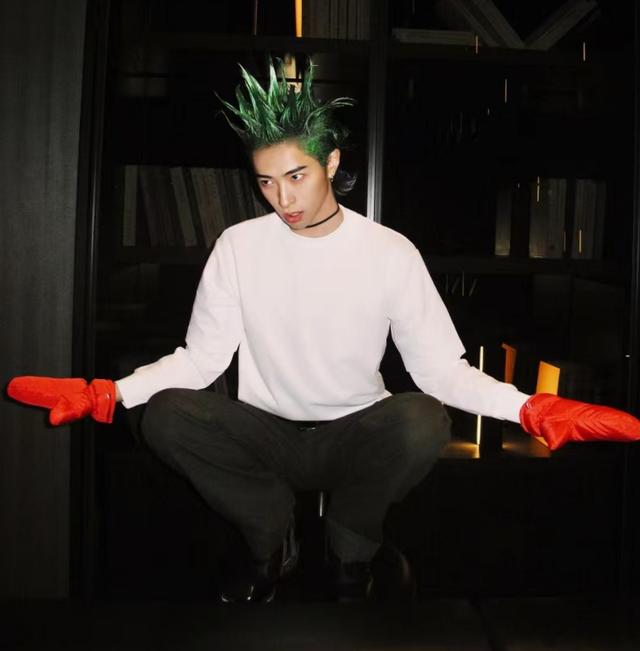 伊能静儿子近照好惊艳!哈利绿发男装帅炸屏,波浪卷女装超抢镜
