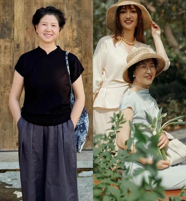 这才是130斤妈妈该有的打扮：衣不紧身、发不过肩，美得优雅显瘦