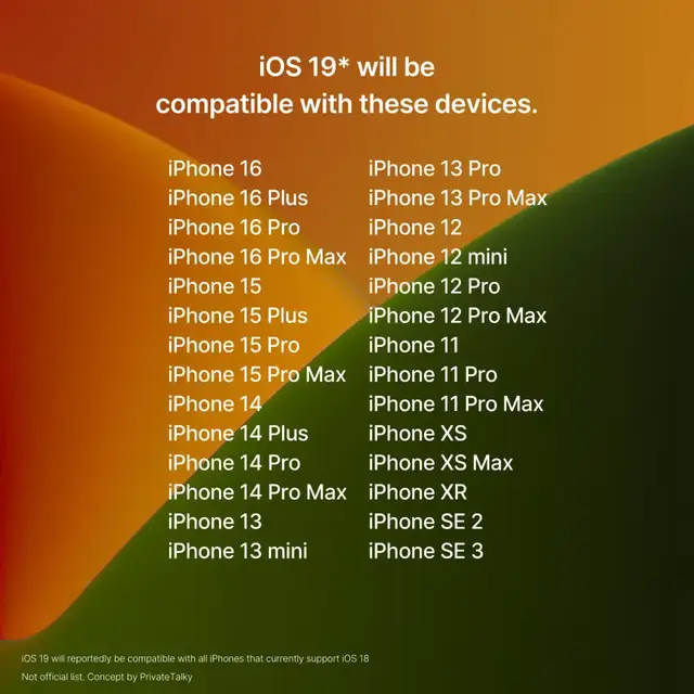 蘋果官宣 iOS18 升級率！iOS 19 支持這些設備