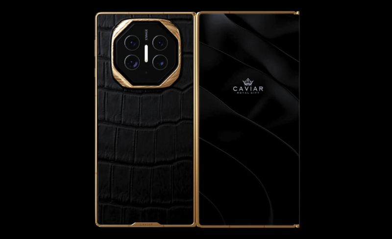 真豪横！黄金版华为三折叠手机突然发布！真卖10万