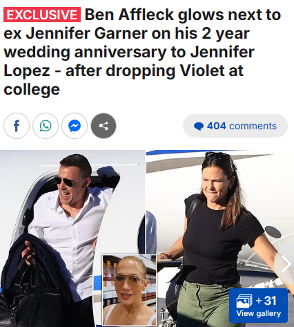 詹妮弗·洛佩兹申请离婚,不要大本支付抚养费,两人未签婚前协议